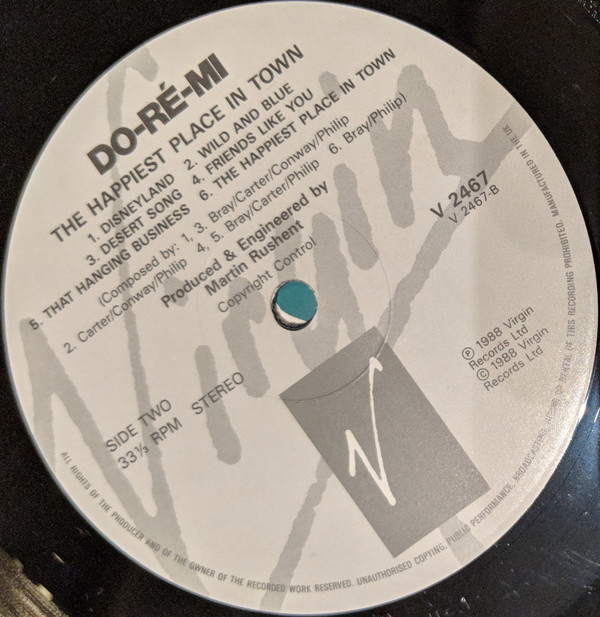 Do-Ré-Mi - The "Happiest Place In Town" | Virgin (V2467) - 3