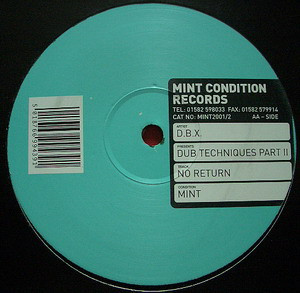 D.B.X. - Dub Techniques Part II | Mint Condition Records (MINT2001/2) - 2