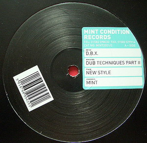 D.B.X. - Dub Techniques Part II | Mint Condition Records (MINT2001/2) - main