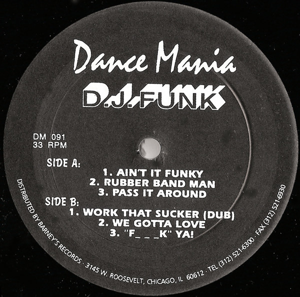 DJ Funk - Street Traxx III | Dance Mania (DM 091)
