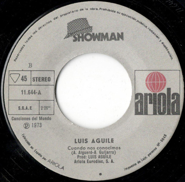 Luis Aguile - Camina, Camina | Showman (11.644-A) - 4