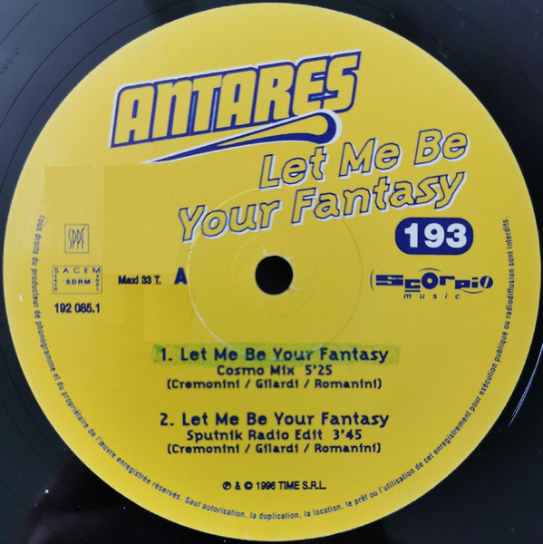 Antares - Let Me Be Your Fantasy | Scorpio Music (192.085.1) - 3 Antares - Let Me Be Your Fantasy | Scorpio Music (192.085.1) - 3