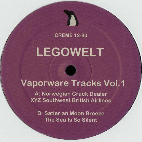 Legowelt - Vaporware Tracks Vol. 1 | Crème Organization (CREME 12-80)