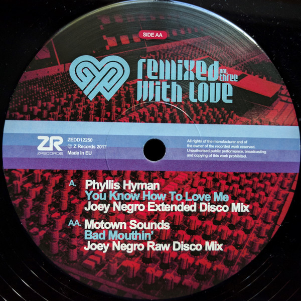 Joey Negro - Remixed With Love By Joey Negro Vol. Three | Z Records (ZEDD12250) - 2 Joey Negro - Remixed With Love By Joey Negro Vol. Three | Z Records (ZEDD12250) - 2