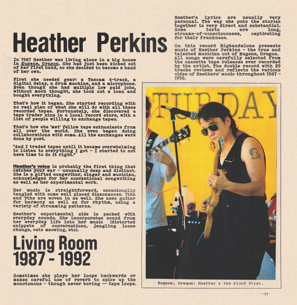 Heather Perkins - Living Room 1987-1992 | Bigbandalone (BBA-004) - main