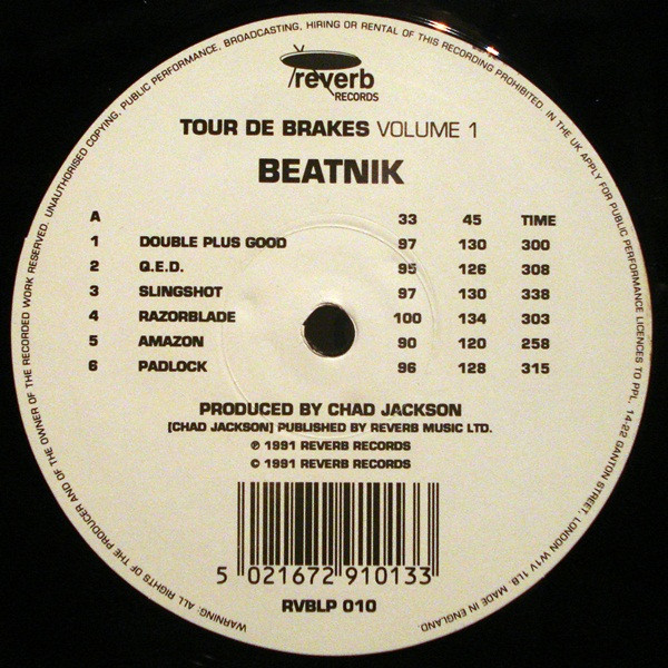 Beatnik - Tour De Brakes Volume 1 | Reverb Records (RVBLP 010) - 3