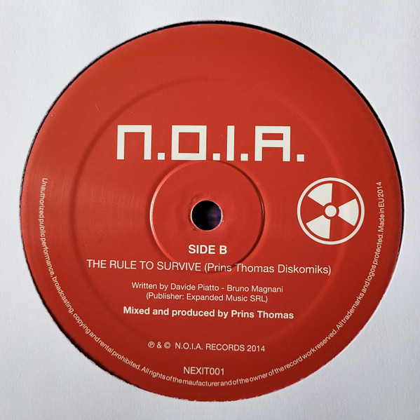 N.O.I.A. - The Rule To Survive - 31th Anniversary | N.O.I.A. Records (NEXIT001) - 4 N.O.I.A. - The Rule To Survive - 31th Anniversary | N.O.I.A. Records (NEXIT001) - 4