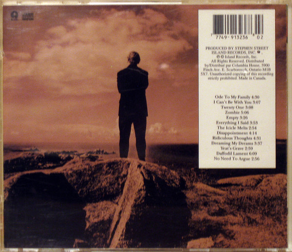 The Cranberries - No Need To Argue [CD] | Island Records (I2 24050) - 2