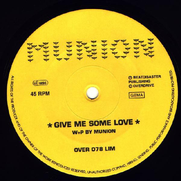 Munion - Give Me Some Love | Overdrive (OVER 078 LIM) - main