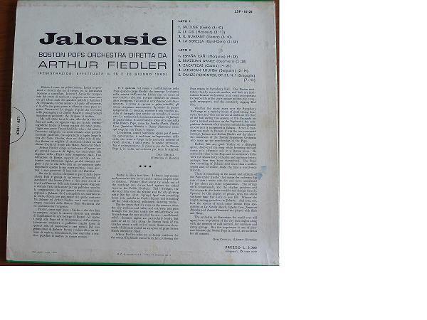 Boston Pops Orchestra / Arthur Fiedler - Jalousie | RCA Victor (LSP-10128) - 3 Boston Pops Orchestra / Arthur Fiedler - Jalousie | RCA Victor (LSP-10128) - 3