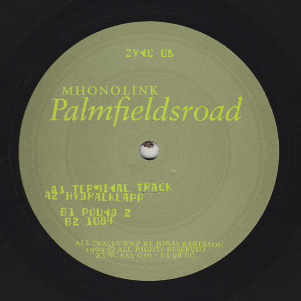Mhonolink - Palmfieldsroad | Zync (ZYNC 006) Mhonolink - Palmfieldsroad | Zync (ZYNC 006)