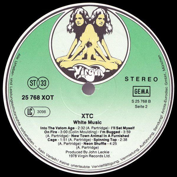 XTC - White Music | Virgin (25 768 XOT) - 4 XTC - White Music | Virgin (25 768 XOT) - 4