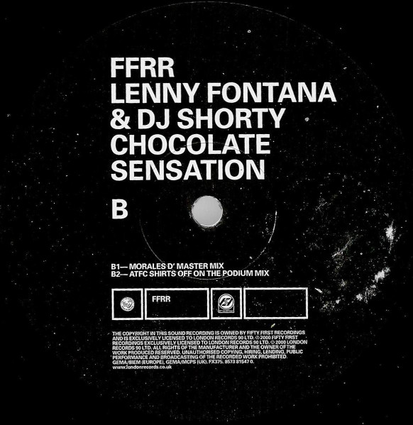 Lenny Fontana & DJ Shorty - Chocolate Sensation | FFRR (FX375) - 4