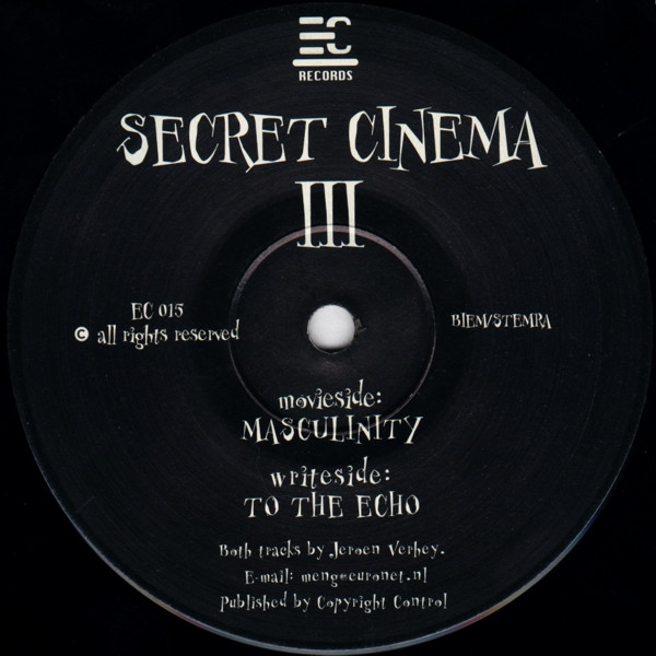 Secret Cinema - Masculinity | EC Records (EC 015) - 4