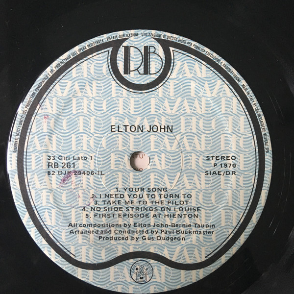 Elton John - Elton John | Record Bazaar (RB 261) - 3 Elton John - Elton John | Record Bazaar (RB 261) - 3