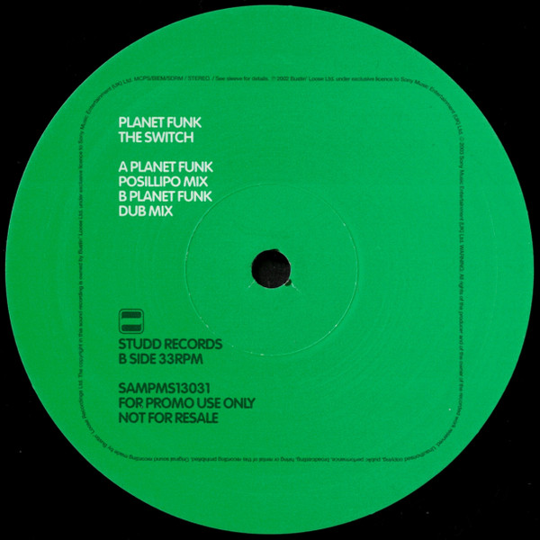 Planet Funk - The Switch | Studd Records (SAMPMS13031) - 3