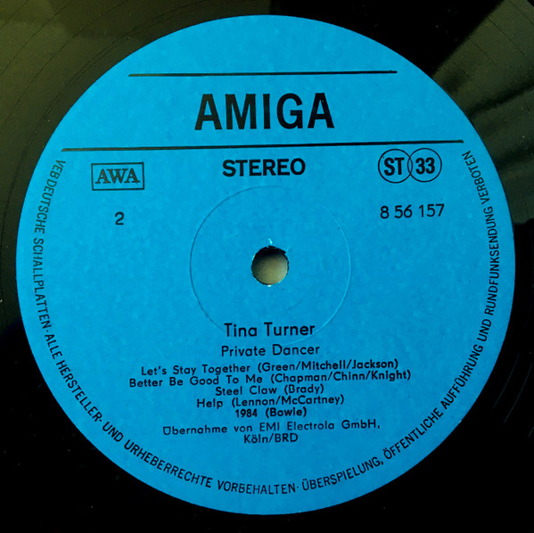Tina Turner - Private Dancer | AMIGA (8 56 157) - 4