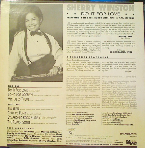 Sherry Winston - Do It For Love | Pausa Records (PR 7204) - 2 Sherry Winston - Do It For Love | Pausa Records (PR 7204) - 2