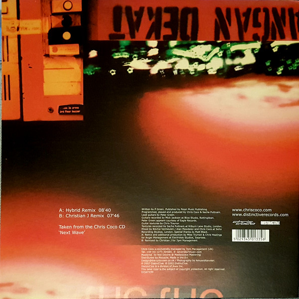 Chris Coco Feat. Peter Green - Albatross | Distinct'ive Records (DISNTX99) - 2 Chris Coco Feat. Peter Green - Albatross | Distinct'ive Records (DISNTX99) - 2
