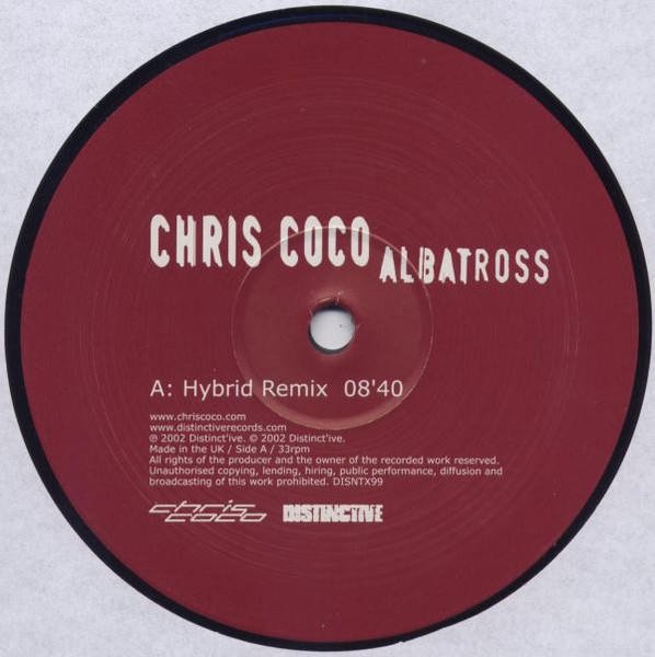 Chris Coco Feat. Peter Green - Albatross | Distinct'ive Records (DISNTX99) - 3 Chris Coco Feat. Peter Green - Albatross | Distinct'ive Records (DISNTX99) - 3