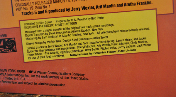 Aretha Franklin - 30 Greatest Hits | Atlantic (81668-1) - 4 Aretha Franklin - 30 Greatest Hits | Atlantic (81668-1) - 4