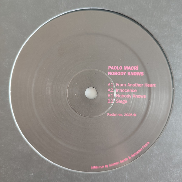 Paolo Macrì - Nobody Knows | Radici Rec. (RDC003) - main