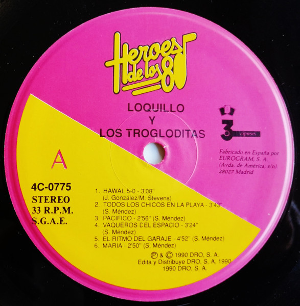 Loquillo Y Trogloditas - Heroes De Los 80 | DRO (4C-0775) - 3 Loquillo Y Trogloditas - Heroes De Los 80 | DRO (4C-0775) - 3