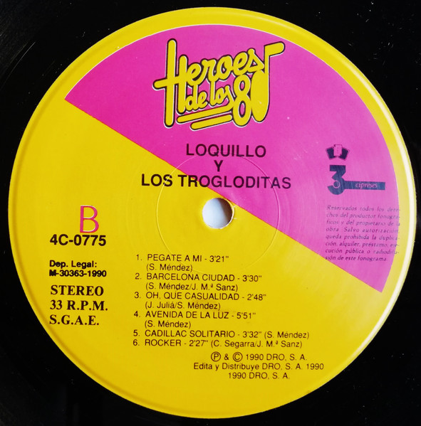 Loquillo Y Trogloditas - Heroes De Los 80 | DRO (4C-0775) - 4 Loquillo Y Trogloditas - Heroes De Los 80 | DRO (4C-0775) - 4