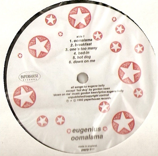 Eugenius - Oomalama | Paperhouse Records (paplp 011) - 2 Eugenius - Oomalama | Paperhouse Records (paplp 011) - 2