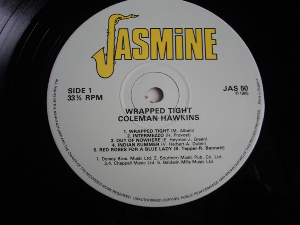 Coleman Hawkins - Wrapped Tight | Jasmine Records (JAS 50) - 2 Coleman Hawkins - Wrapped Tight | Jasmine Records (JAS 50) - 2