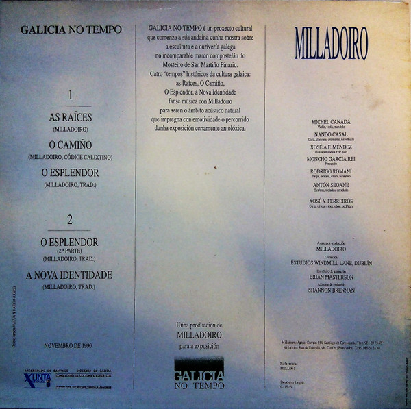 Milladoiro - Galicia No Tempo | Milladoiro (MILL001) - 2 Milladoiro - Galicia No Tempo | Milladoiro (MILL001) - 2