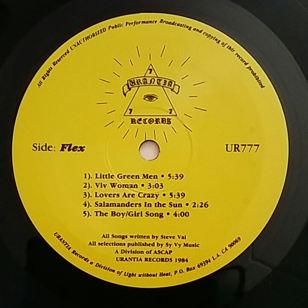 Steve Vai - Flex-Able | Urantia Records (UR777) - 3 Steve Vai - Flex-Able | Urantia Records (UR777) - 3