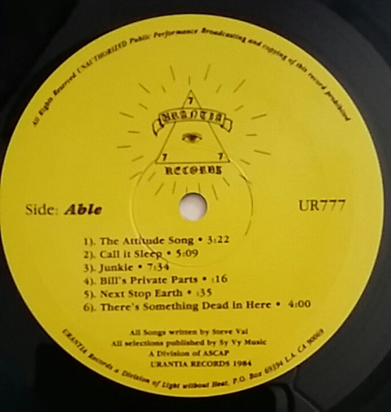 Steve Vai - Flex-Able | Urantia Records (UR777) - 4 Steve Vai - Flex-Able | Urantia Records (UR777) - 4