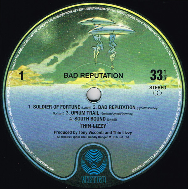 Thin Lizzy - Bad Reputation | Vertigo (0802639) - 3