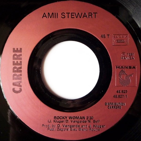 Amii Stewart - Rocky Woman | Carrere (49.827) - 3 Amii Stewart - Rocky Woman | Carrere (49.827) - 3