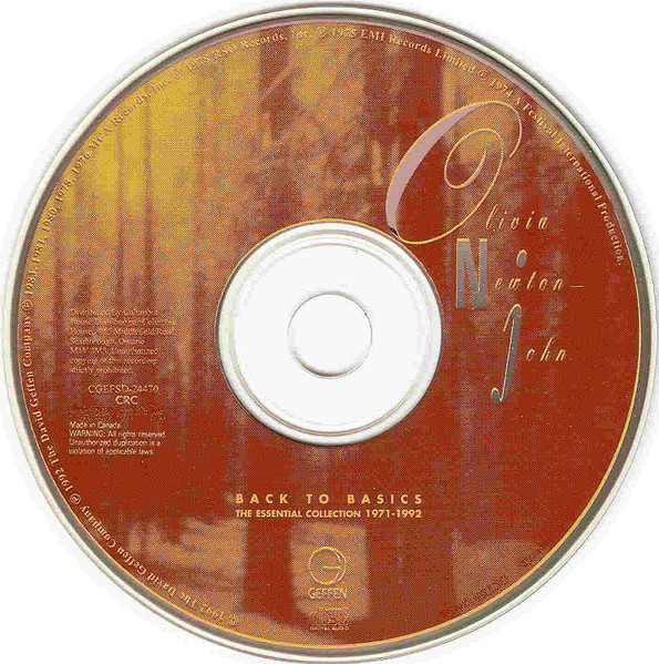 Olivia Newton-John - Back To Basics (The Essential Collection 1971 - 1992) | Geffen Records (CGEFSD 24470) - 3 Olivia Newton-John - Back To Basics (The Essential Collection 1971 - 1992) | Geffen Records (CGEFSD 24470) - 3