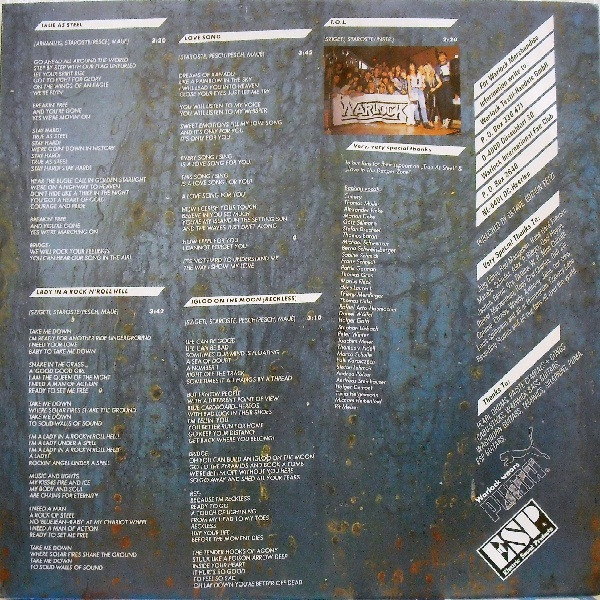 Warlock - True As Steel | Vertigo (830 237-1) - 4