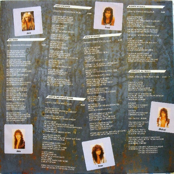 Warlock - True As Steel | Vertigo (830 237-1) - 3