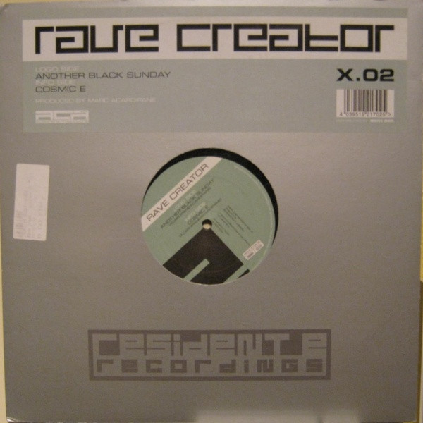 Rave Creator - Another Black Sunday | Resident E Recordings (RES-E.X.02/12) - main
