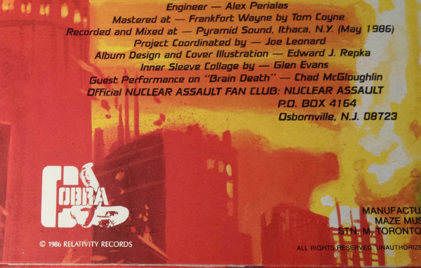 Nuclear Assault - Game Over | Cobra (CL 1018) - 4