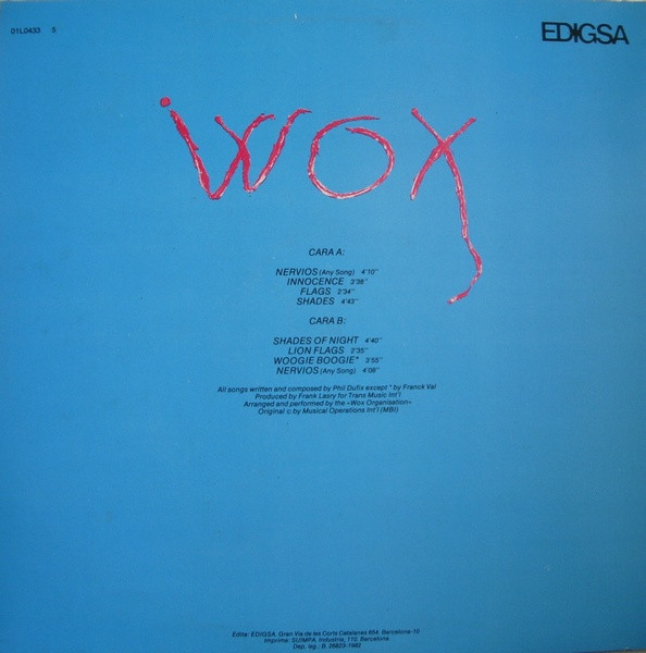 Wox - Nervios | Edigsa (01L0433 5) - 2