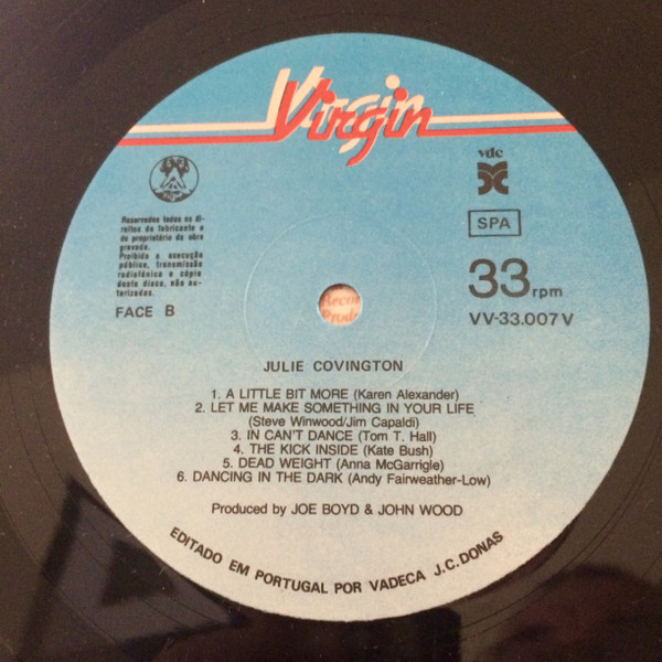 Julie Covington - Julie Covington | Virgin (VV-33007-V) - 3