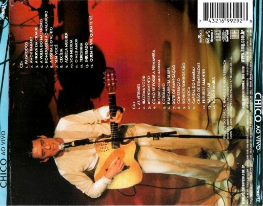 Chico Buarque - Chico Ao Vivo | BMG Brasil (7432169929 2) - 2