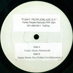 Funky People - Blaze E.P. | Funky People (FPR 1001) - main