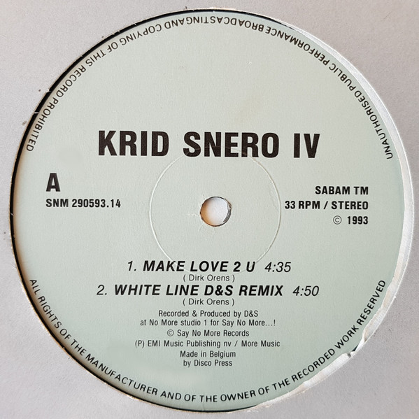 Krid Snero - IV | Say No More (SNM 290593.14) - 2 Krid Snero - IV | Say No More (SNM 290593.14) - 2