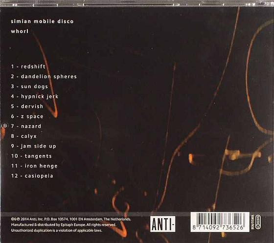 Simian Mobile Disco - Whorl | Anti- (7365-2) - main