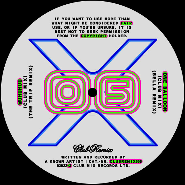 Known Artist - CLUBREMIX005 | Club Mix Records (CLUBREMIX005)
