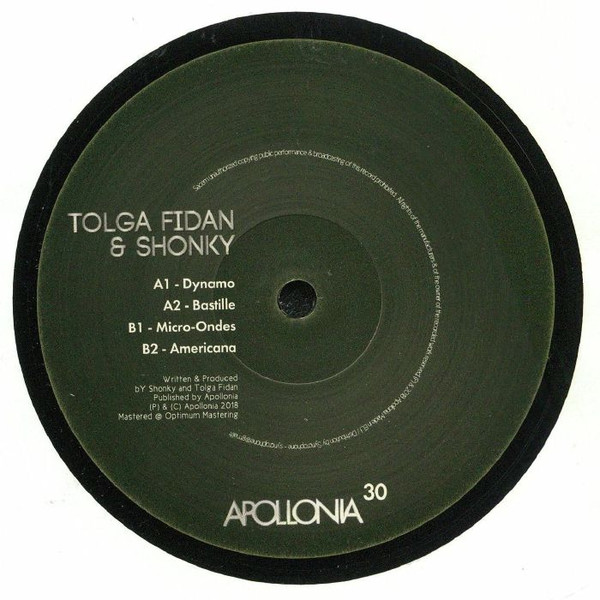 Tolga Fidan & Shonky - EP | Apollonia (APO030)