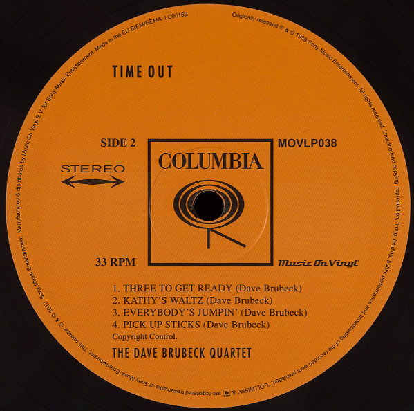 The Dave Brubeck Quartet - Time Out | Columbia (88697269441)