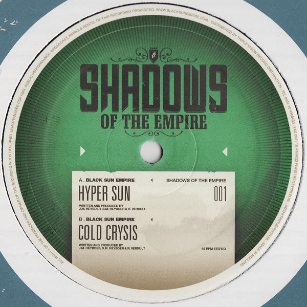 Black Sun Empire - Hyper Sun / Cold Crysis | Shadows Of The Empire (SOTE001) - main
